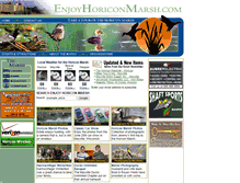 Tablet Screenshot of enjoyhoriconmarsh.com